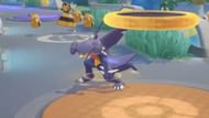 Garchomp charging up to score points in Pokemon Unite (Image via The Pokemon Company)
